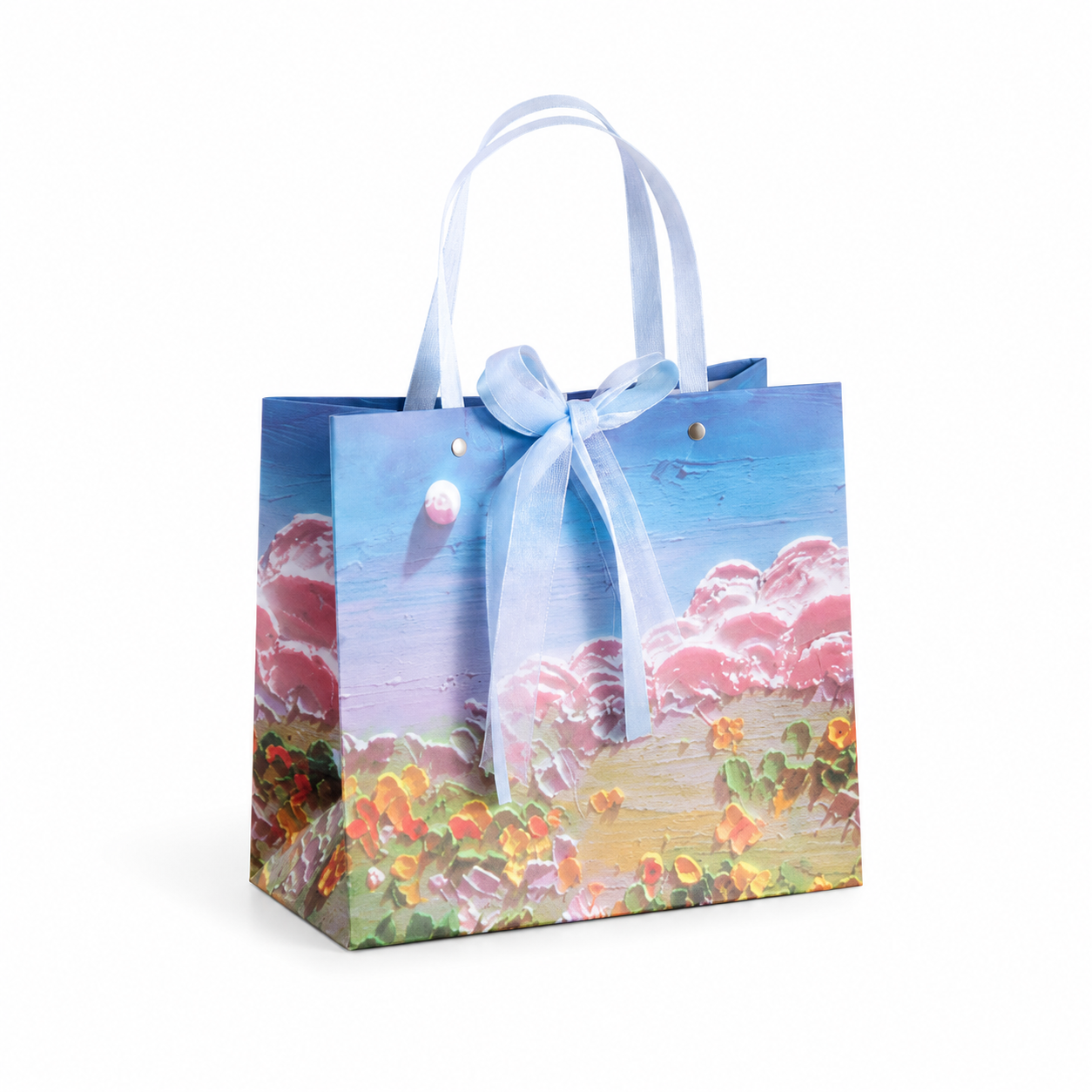Blue Dreamscape Art Print Gift Bag